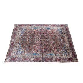 Antique Inscribed Sarouk Carpet