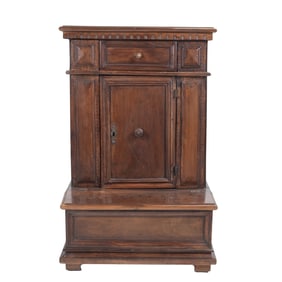 Italian Baroque Walnut Prie Dieu