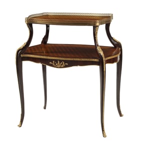 Louis XV Style Two-Tier Serving Table