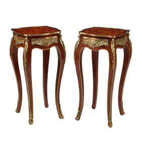 Pair of Louis XV Style End Tables