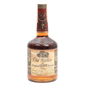 1970s Old Weller 107 Proof Seven Year Bourbon Whiskey