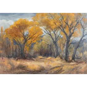 Joshua L. Meador, Edge of the Meadow, oil on canvas