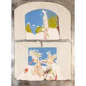 Viola Frey, Abstract, acrylic on canvas