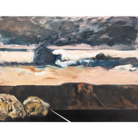 Peter LeBlanc, Heads, oil on canvas