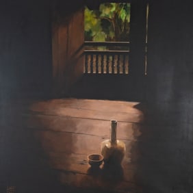 Le Nhu Ha, Still Life I, oil on canvas