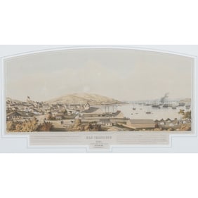 Henry Firks, View of San Francisco, lithograph