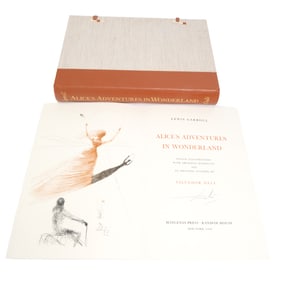 Signed Dali, Alice's Adventures in Wonderland