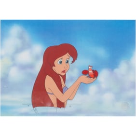 Walt Disney Studios, Ariel and Sebastian, cel