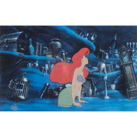 Walt Disney Studios, Ariel from The Little Mermaid, cel