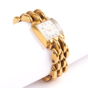 Olma 18k Yellow Gold Wristwatch.