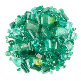 Collection of Unmounted Emeralds.