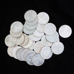 Austria 50 Shillings Silver Coins (30), 20 Grams each