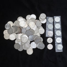 Austria 10 Shillings Silver Coins 101, & 5 Shillings 12