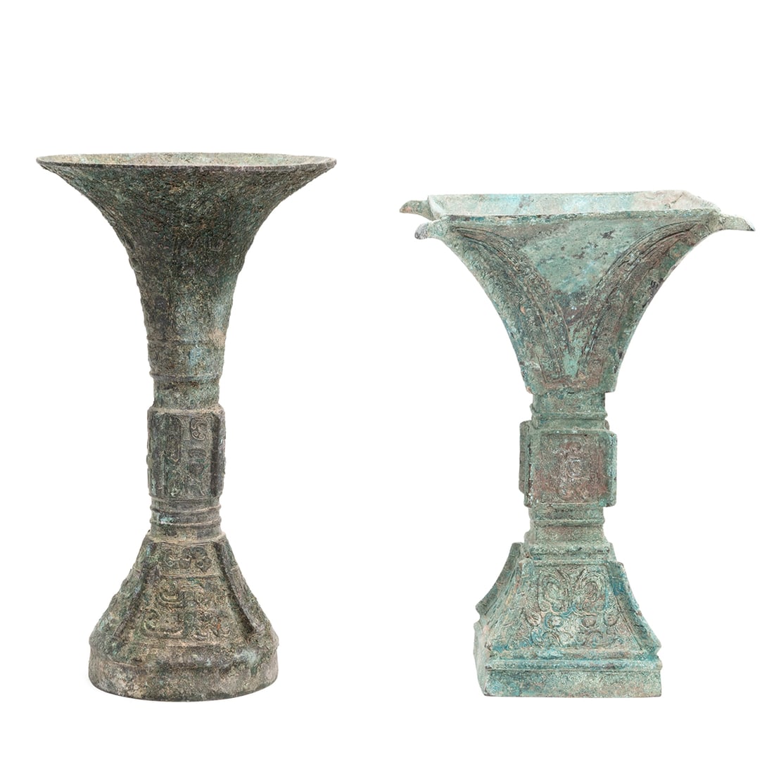 Two Chinese Archaistic Bronze Vessels (1 of 4)