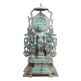 Sino-Tibetan Bronze Alloy Statue of Buddhist Deities