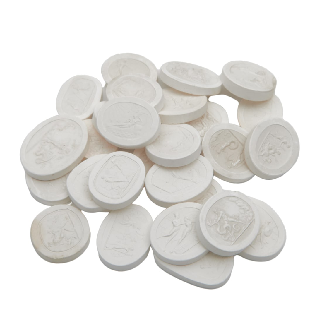 Collection of Grand Tour Plaster Intaglio Casts (1 of 2)