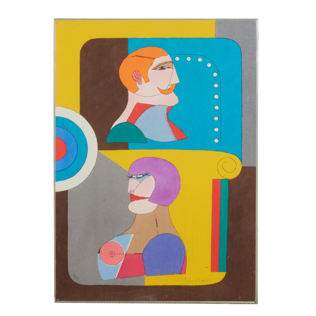 Richard Lindner, Exit, lithograph (1 of 1)