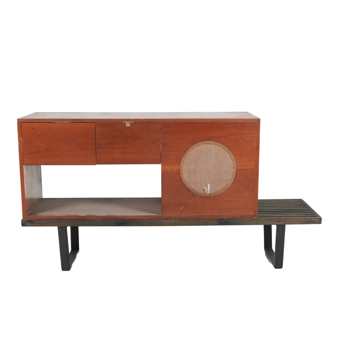 George Nelson and Associates Bench and Stereo Console (1 of 3)