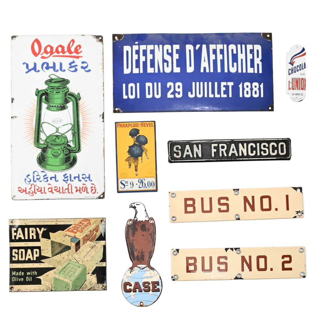 Vintage Advertising Signs Including Ogale (1 of 4)
