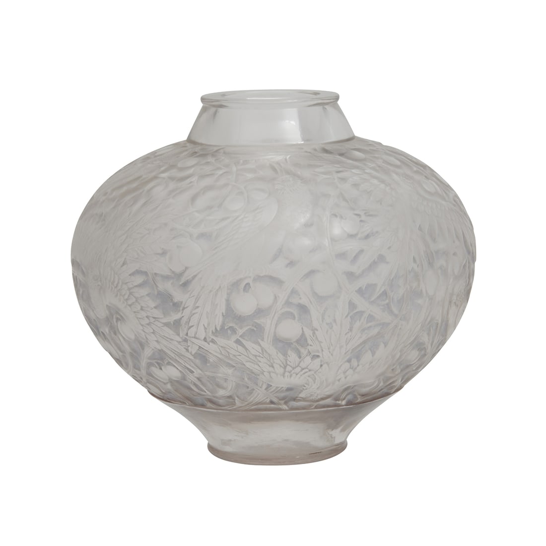 Lalique Aras Glass Vase (1 of 4)