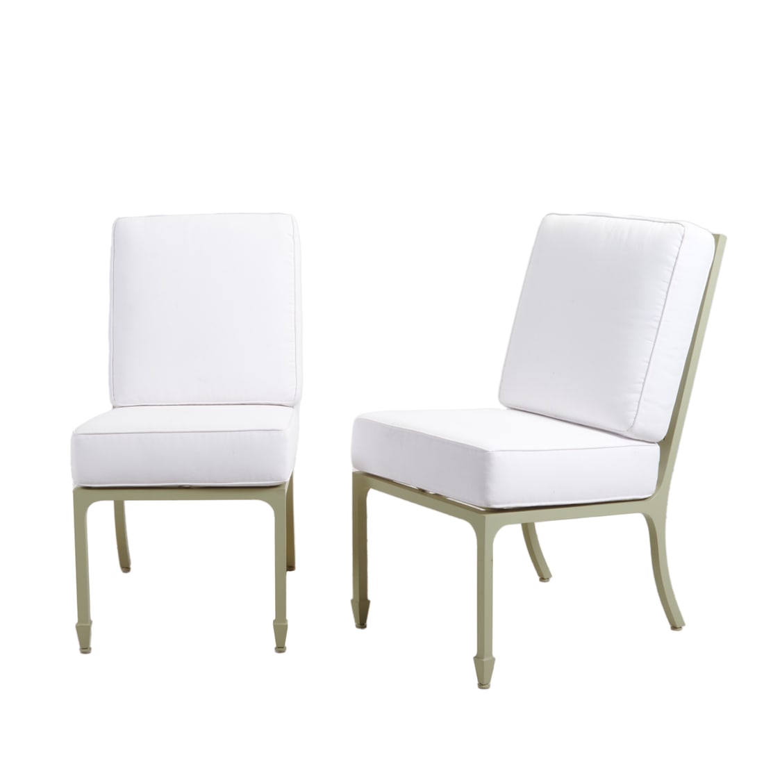 Eight McKinnon Harris Green Aluminum Side Chairs (1 of 6)