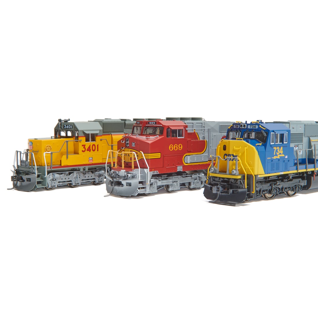 Collection of Kato HO Scale Model Trains (1 of 4)