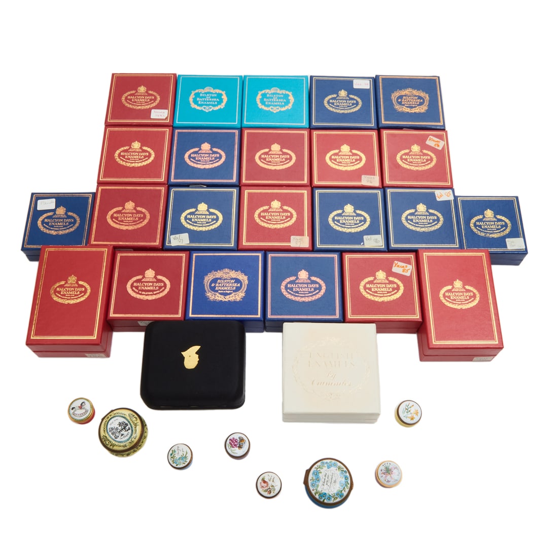 Collection of Halcyon Days Enamel Boxes (1 of 4)