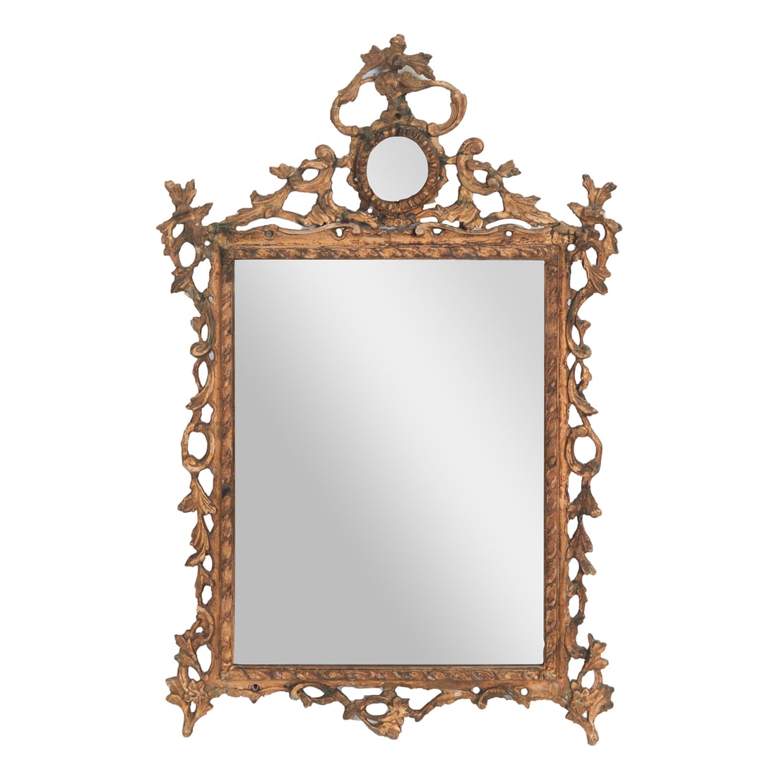 Louis Philippe Rococo Style Carved Giltwood Mirror (1 of 3)