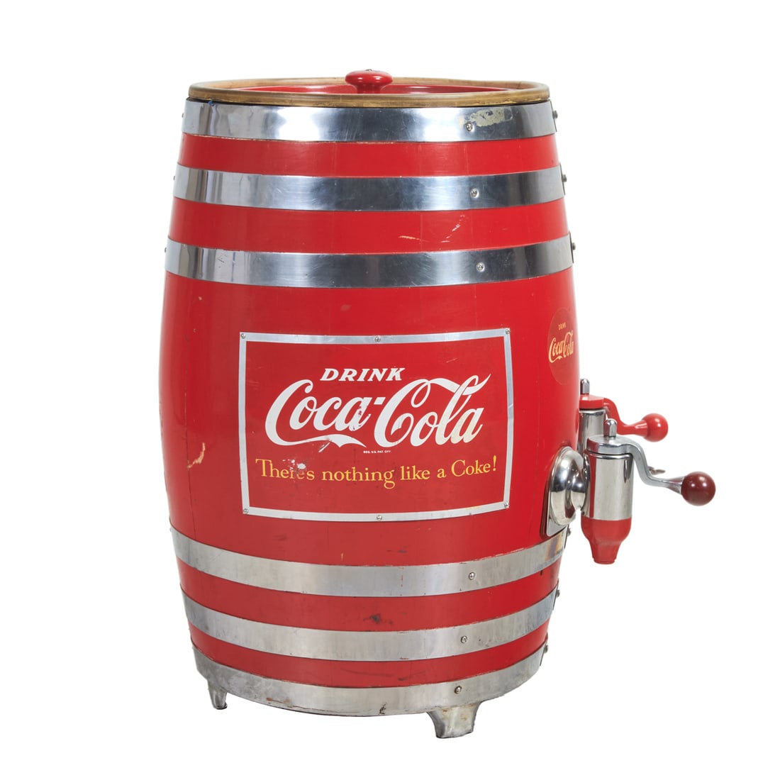 Lyons Root Beer and Coca-Cola Barrel Dispenser (1 of 4)
