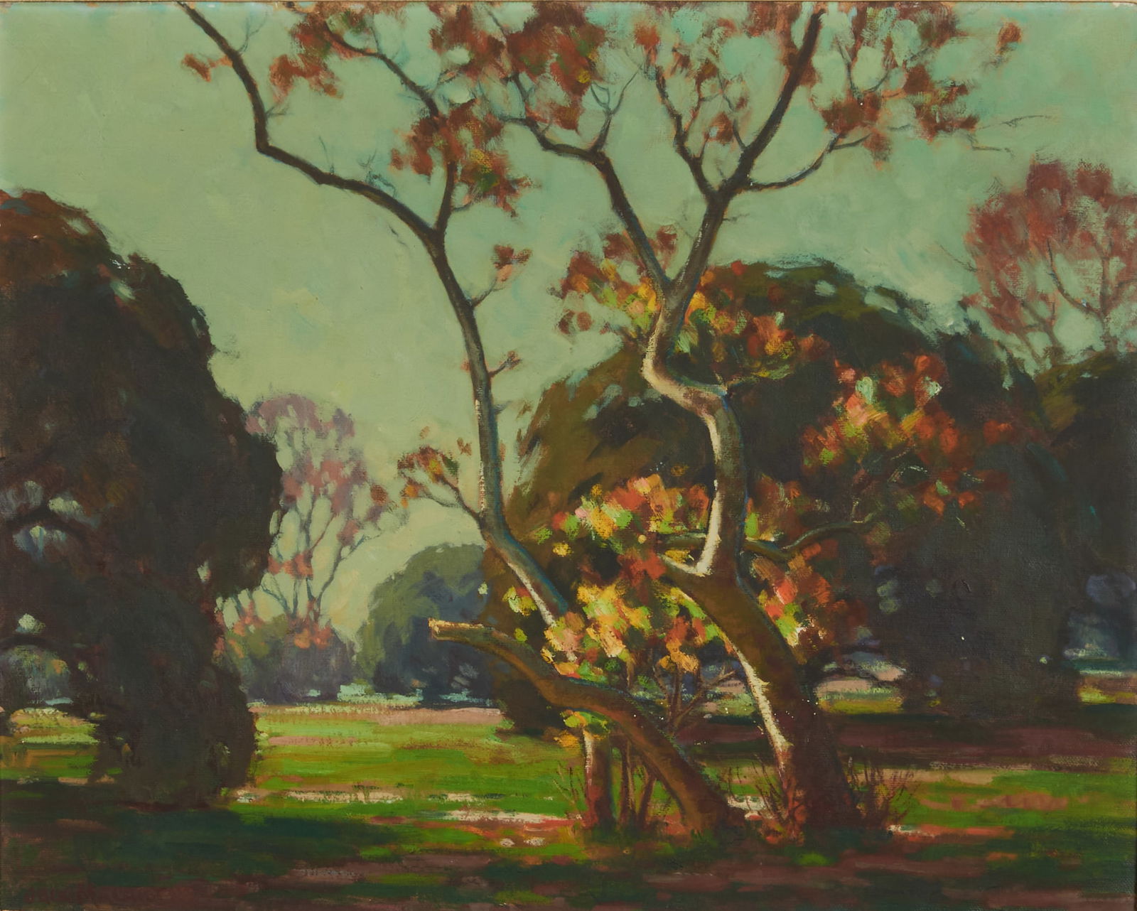 Jack Macartney, Family Group (Landscape), oil on canvas (1 of 5)