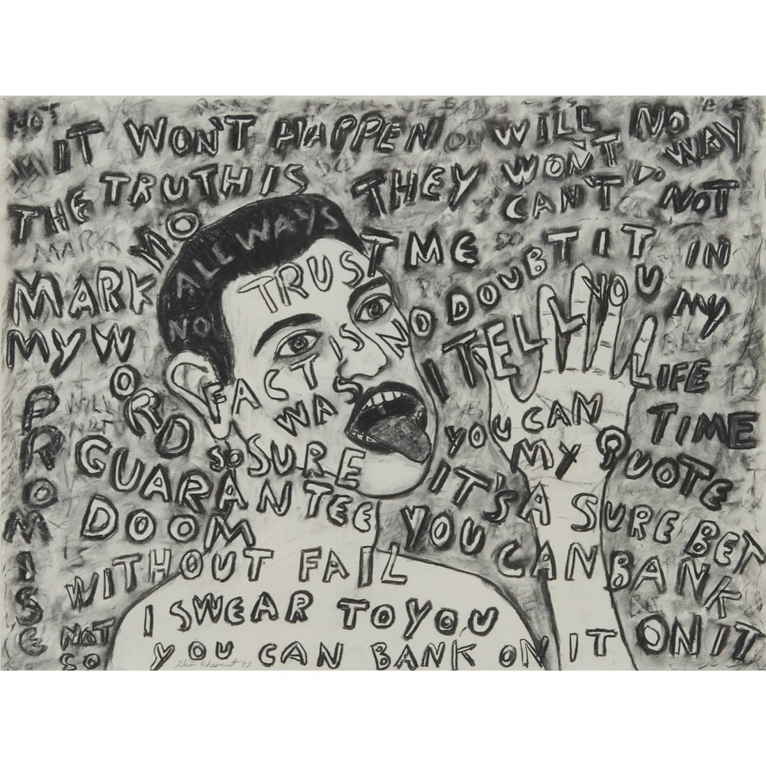 Glen Chesnut, It Won't Happen..., charcoal (1 of 4)