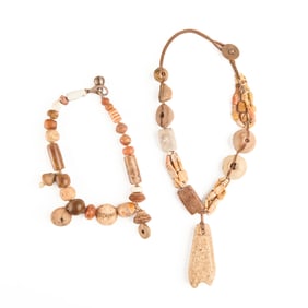 Two Ancient Bead Necklaces.