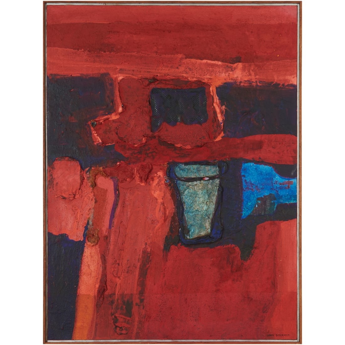 Lundy Siegriest, Red Evening, mixed media (1 of 7)