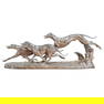 Maximilien L. Fiot, Three Coursing Greyhounds, bronze