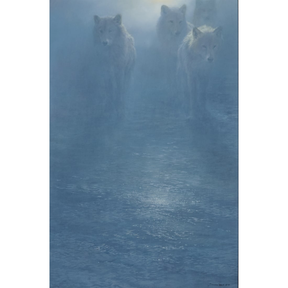 John Seerey-Lester, Frozen Moonlight, acrylic (1 of 4)