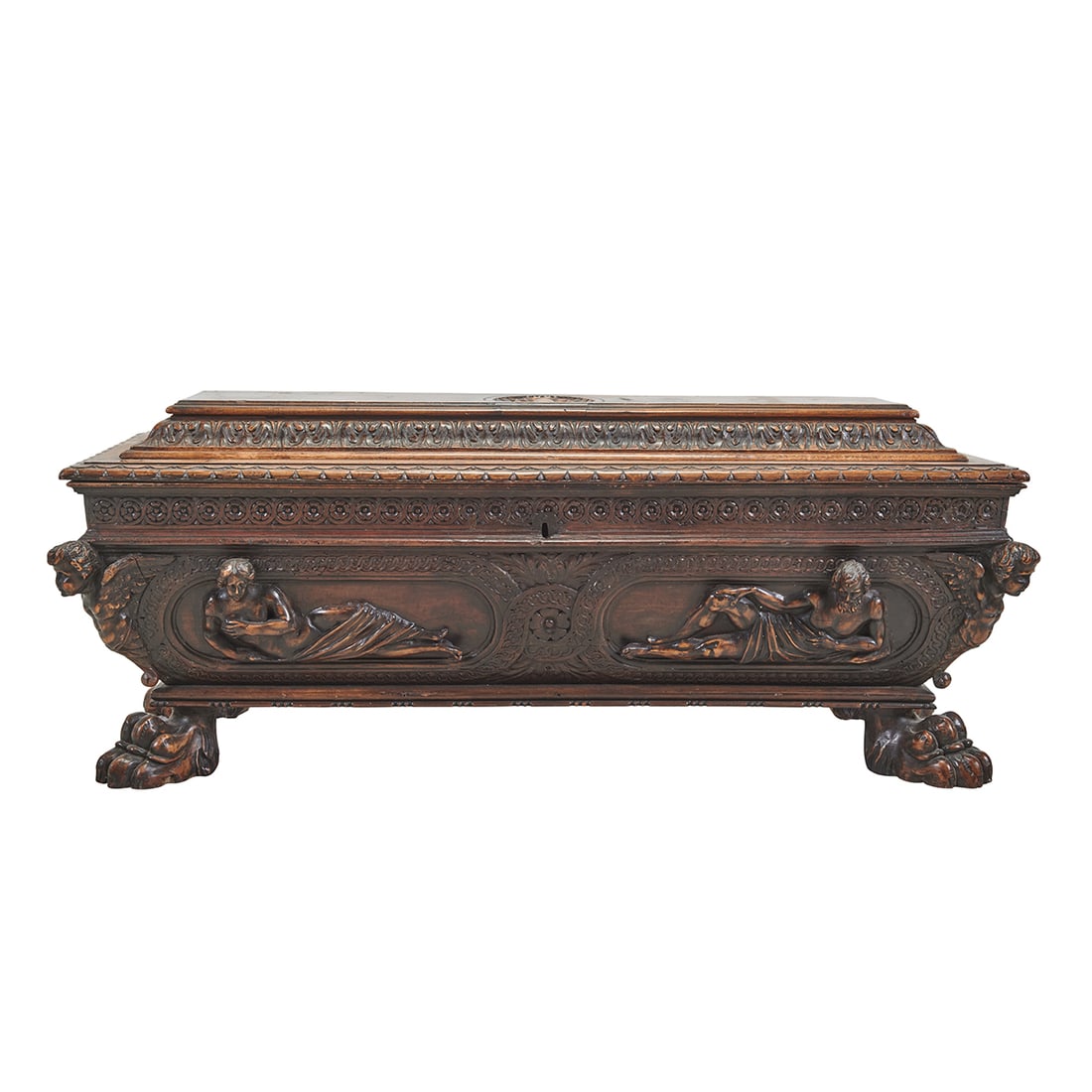 Italian Renaissance Walnut Cassone (1 of 5)