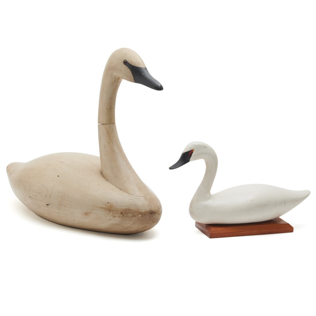 Two Swan Decoys, Del Smith and Homer Laurence (1 of 4)