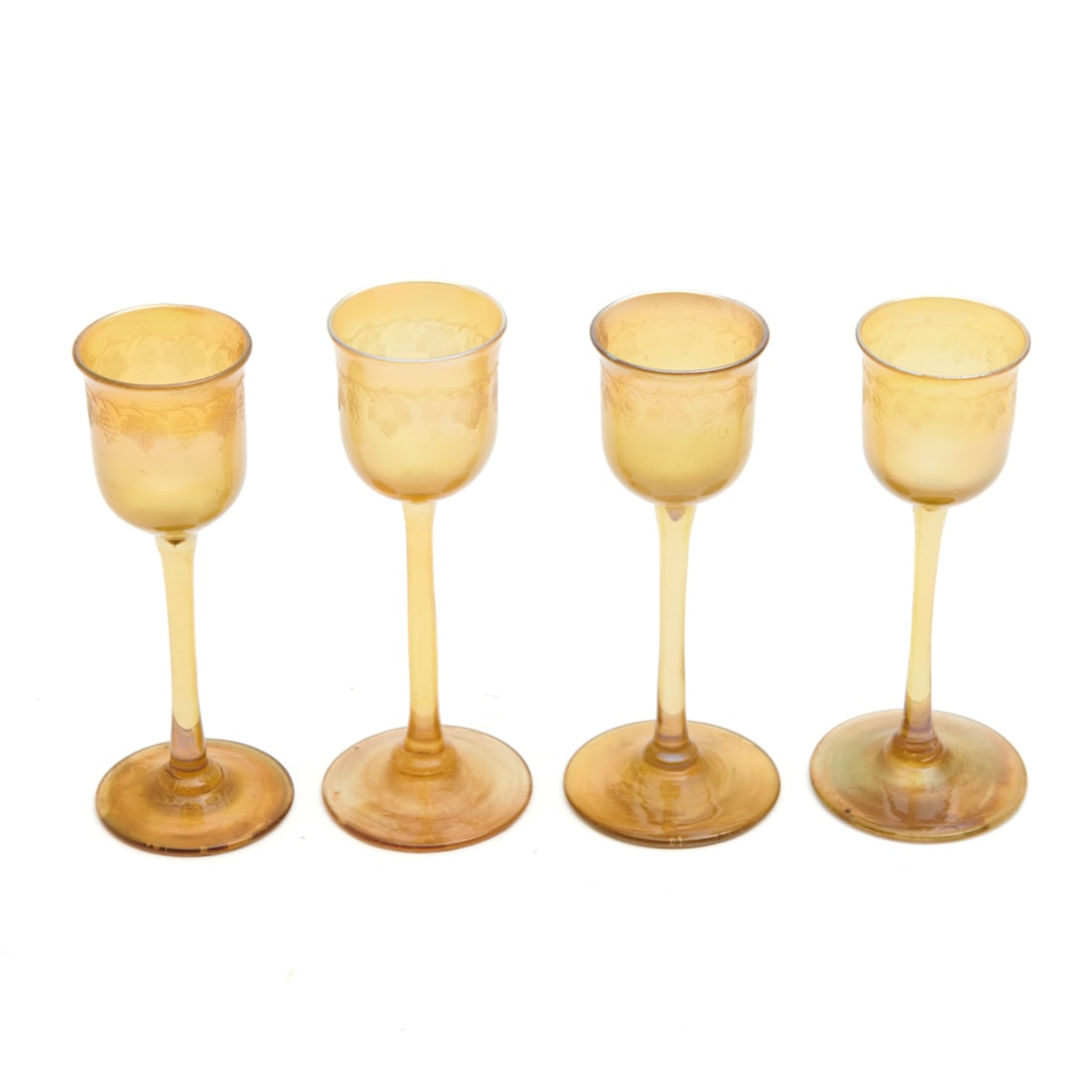 Tiffany Studios Favrile Glass Cordial Glasses (1 of 3)