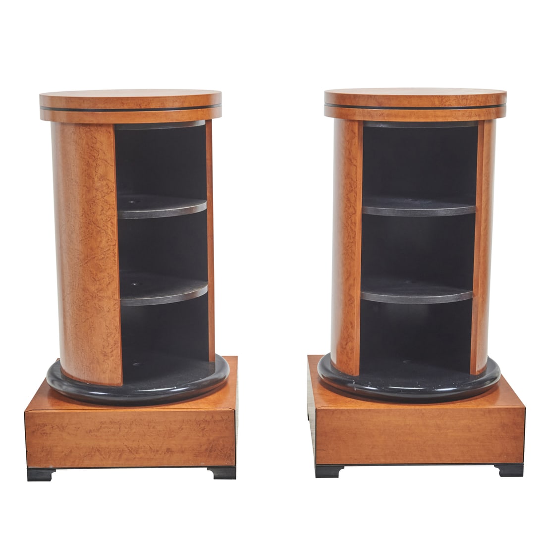 Pair of Michael Graves Attributed Custom End Tables (1 of 4)