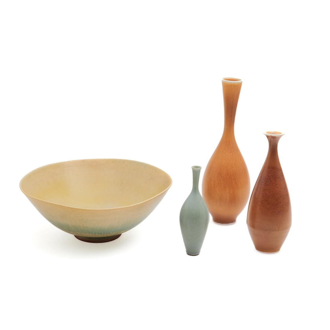 Four Berndt Friberg Studio Pottery Vessels (1 of 5)