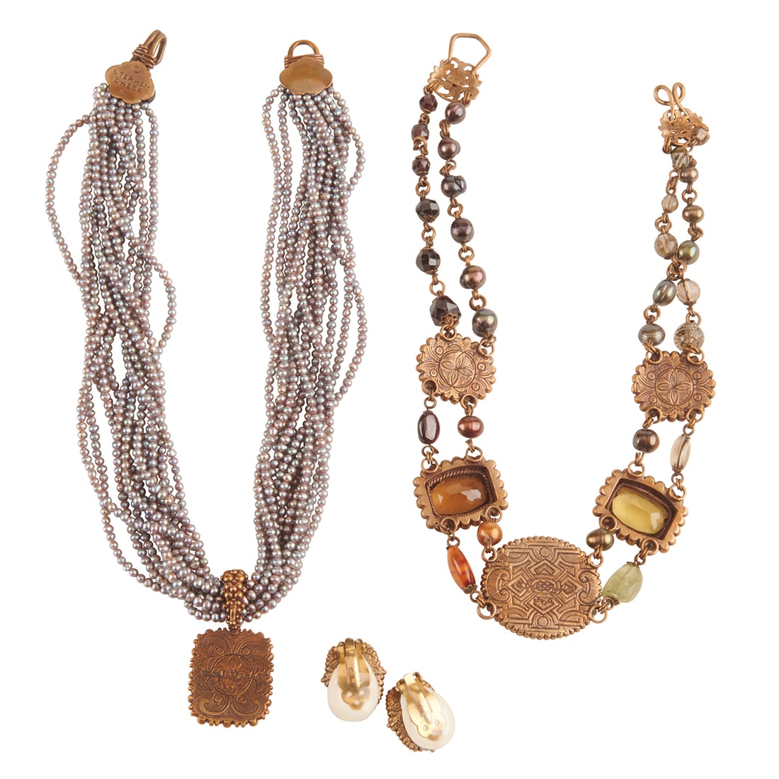 Collection of Stephen Dweck Multi-Stone Jewelry Items. (1 of 5)