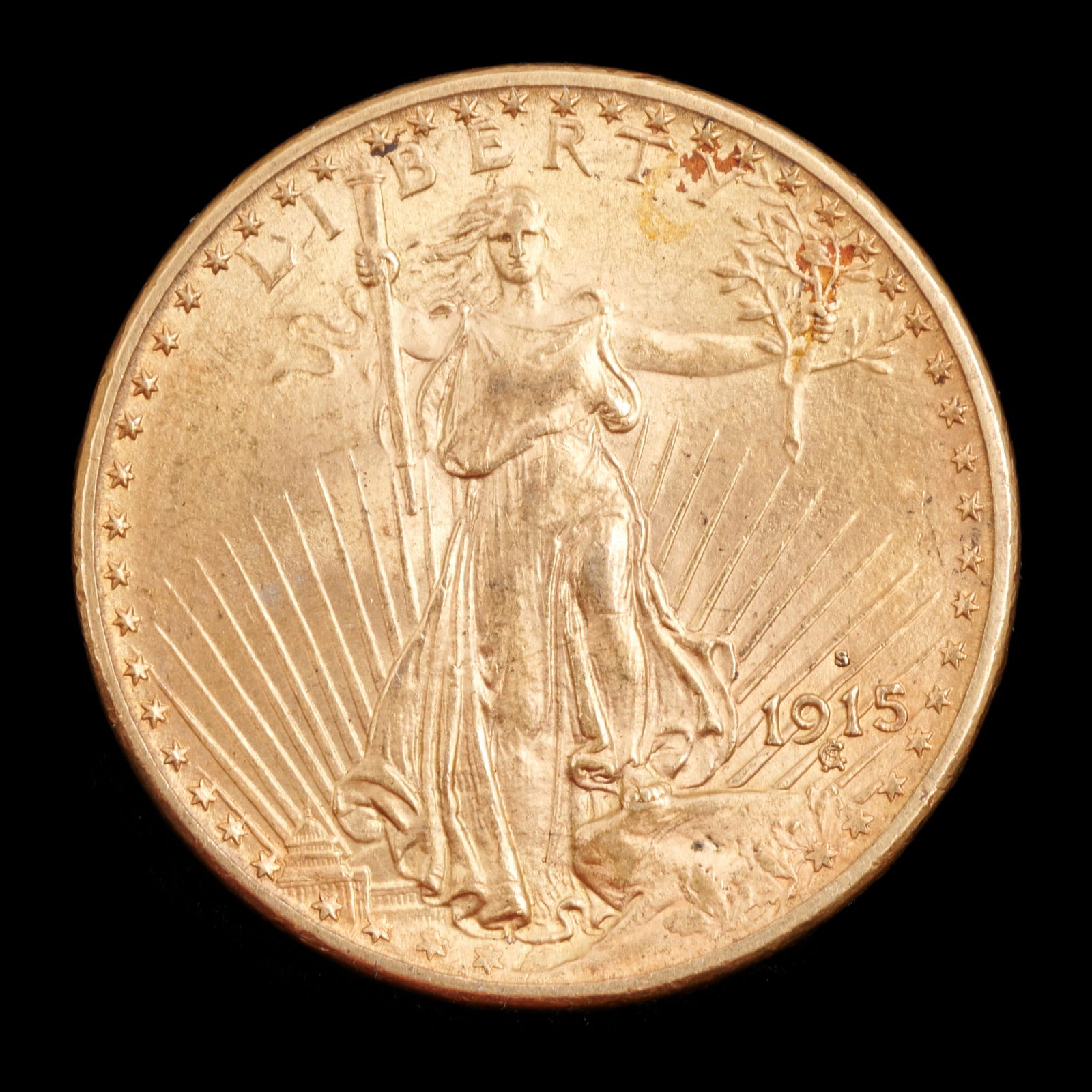 US 1915 (S) $20.00 Gold Coin. (1 of 2)