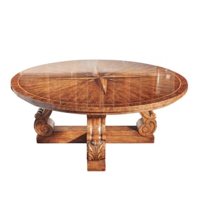Renaissance Style Marquetry Center Table