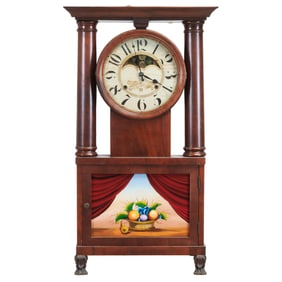 George Marsh & Co. Eight Day Hollow Column Clock