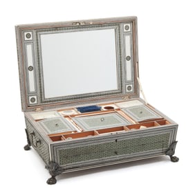 Anglo-Indian Inlaid Sewing Box