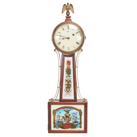 John Sawin Banjo Clock