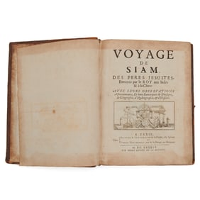 Voyage de Siam 1686 First Edition Book