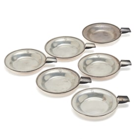 Shreve & Co. Sterling Silver Ashtrays