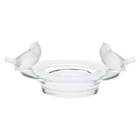 Lalique "Deux Moineaux Moqueurs" Bowl