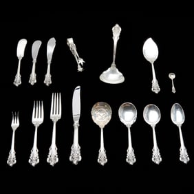 Wallace Grand Baroque Sterling Silver Flatware Set